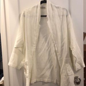 Na Nin Charlie waffle print beach cotton cover up